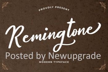 DesignOptimal Remingtone Font