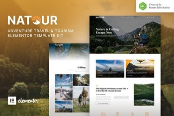 DesignOptimal ThemeForest Natour v1 0 0 Adventure Travel Tourism Elementor Template Kit 32460316