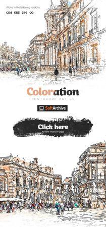 DesignOptimal Graphicriver Coloration Photoshop Action 25931273
