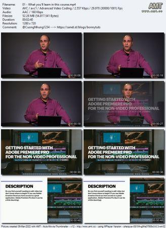 Linkedin Getting Started with Premiere Pro for the Non Video Pro 2022