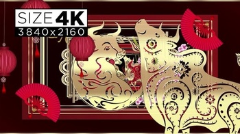 DesignOptimal Videohive Chinese Ox Tribal 30302448