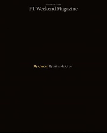 Financial Times Weekend Magazine February 26 27 2022