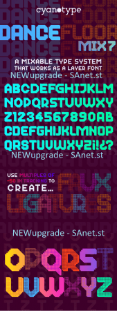 DesignOptimal Dance Floor Mix 7 Font