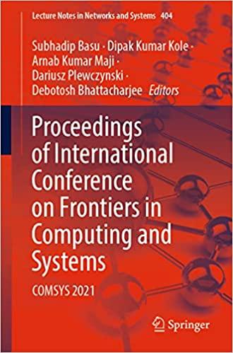 Proceedings of International Conference on Frontiers in Computing and Systems COMSYS 2021