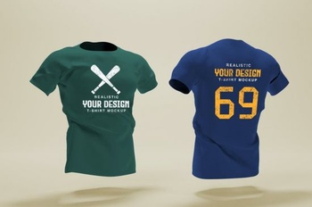 DesignOptimal T shirt Mockup QGX5VDV