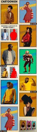 DesignOptimal Graphicriver Cartoonish Modern Cartoon Photoshop Action 26261596