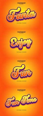 DesignOptimal Fanta Photoshop Text Effect