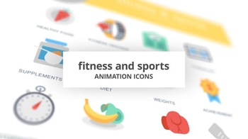 DesignOptimal Videohive Fitness and Sports Animation Icons 26634646