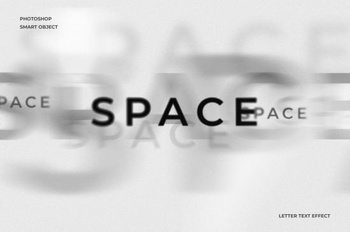 DesignOptimal Space Text Effect