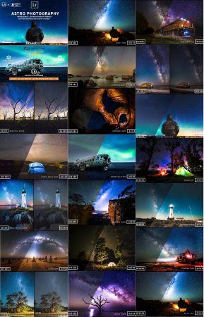 DesignOptimal GraphicRiver 20 Pro Astrophotography Lightroom Presets 21421453