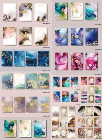 DesignOptimal Liquid Marble Gold Background for Flyer Business card Brochure and Poster