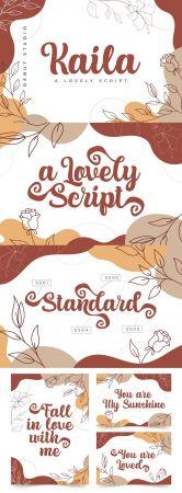 DesignOptimal Creativemarket Kaila Script 4439153