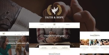 DesignOptimal ThemeForest Faith Hope v1 2 3 A Modern Church Religion Non Profit WordPress Theme 19595523