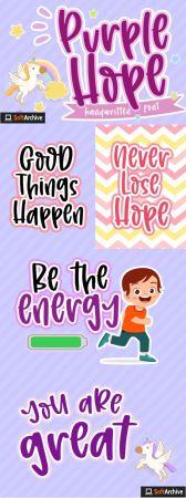 DesignOptimal Purple Hope Font