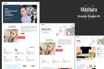 DesignOptimal ThemeForest Mashura v1 0 Portfolio Elementor Template Kit Update 26 May 20 26417220