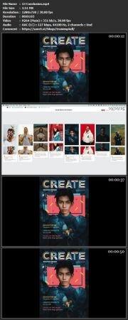 Skillshare Magazine Cover Design with Adobe Photoshop Illustrator and InDesign