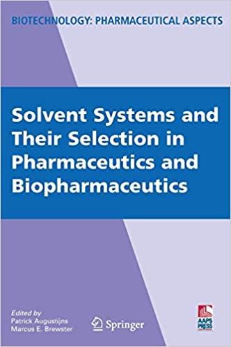 FreeCourseWeb Solvent Systems and Their Selection in Pharmaceutics and Biopharmaceutics