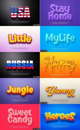 DesignOptimal Psd Editable Text Effect Style Template 8