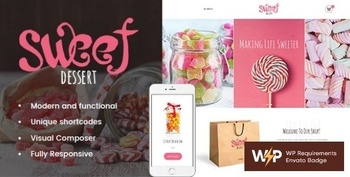 DesignOptimal ThemeForest Sweet Dessert v1 1 4 Candy Shop Cafe WordPress Theme 19888037