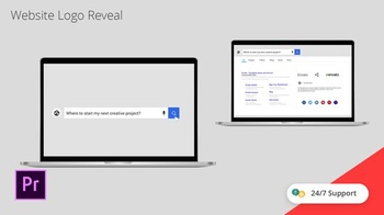 DesignOptimal Videohive Website Logo Reveal Premiere Pro Template 26401788