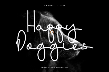 DesignOptimal Happy Doggies Font