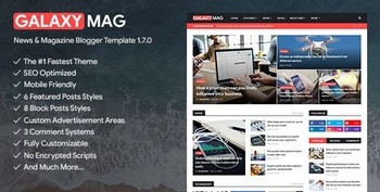 DesignOptimal ThemeForest GalaxyMag v1 7 0 Responsive News Magazine Blogger Template 23640657