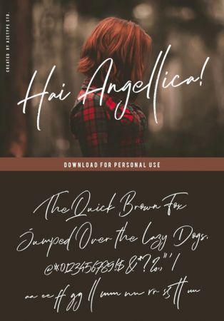 DesignOptimal Hai Angellica Handwritten Font