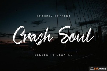 DesignOptimal Crash Soul Handwritten Brush Font