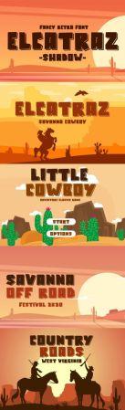 DesignOptimal Elcatraz Shadow Font