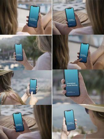DesignOptimal Phone Mockup Summer Scenes
