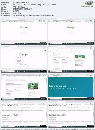 Udemy Beginner Coding 3D Game World Development with Kodu Game Lab