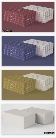 DesignOptimal 2 Product Box Mockup 351300773