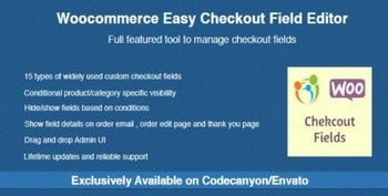 DesignOptimal CodeCanyon Woocommerce Easy Checkout Field Editor v2 2 2 9799777