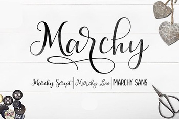 DesignOptimal Marchy Script