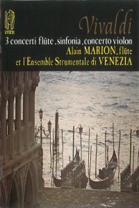 Vivaldi 3 Concerti Pour Flûte Violon Cordes et Clavecin Marion Accademia Strumentale Di Venezia