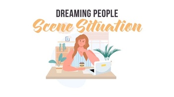 DesignOptimal Videohive Dreaming people Scene Situation 32350274