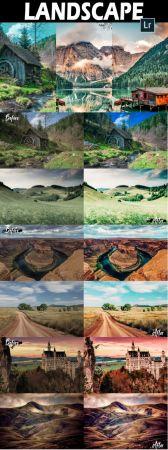 DesignOptimal 25 Landscape Professional Lightroom Presets