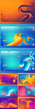 DesignOptimal Minimal Geometric Background Dynamic Shapes Composition Set