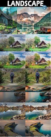 DesignOptimal 25 Landscape Mobile Lightroom Presets 474531