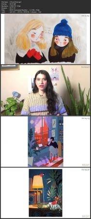 FreeCourseWeb Skillshare Composition Theory For Illustration Draw Your Own Floral Scene