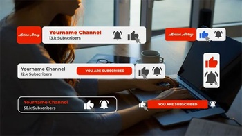 DesignOptimal YouTube Subscribe V 3 540043 Project for After Effects