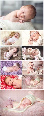 DesignOptimal Newborn babies stock photo
