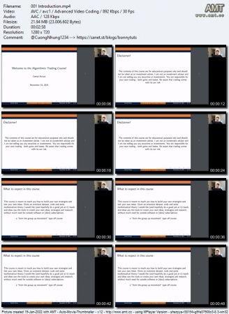 Udemy Backtest Quantitative Trading strategies from Scratch