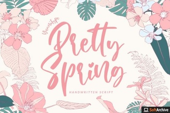 DesignOptimal Pretty Spring Font