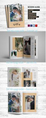 DesignOptimal Wedding Album Template 4340888