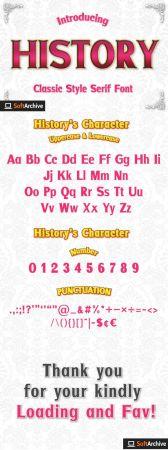 DesignOptimal History Font