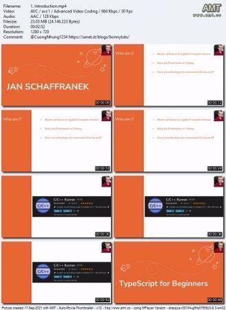 Udemy TypeScript for Beginners by Jan Schaffranek