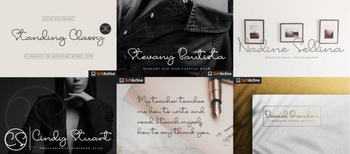 DesignOptimal Standing Classy Font