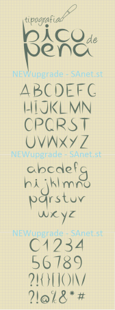 DesignOptimal Bico De Pena Font