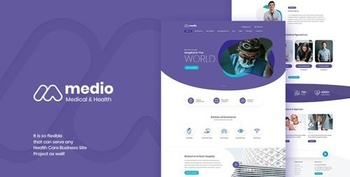 DesignOptimal ThemeForest Medio v1 4 Medical Organization WordPress Theme 23489900